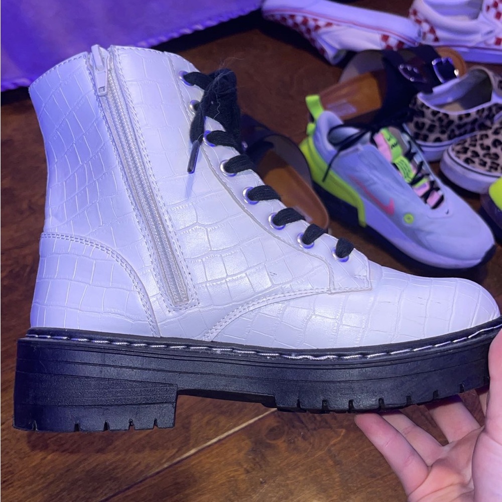 White boots